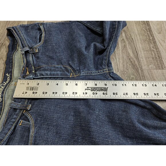 (3/$35) Old Navy Jeans Womens 12 Blue Sweetheart Stretch Denim Mid Rise Straight - Picture 11 of 12